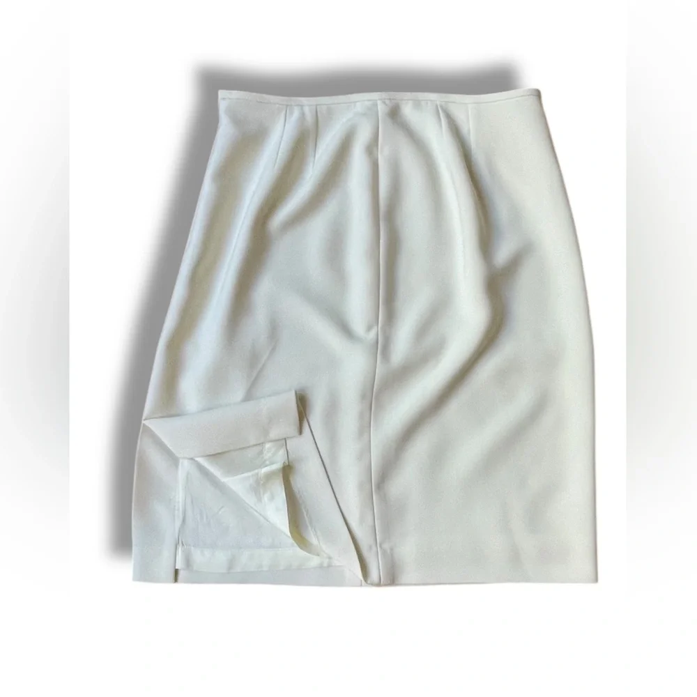 Le Suit Ivory Skirt size 10P - Picture 4 of 7
